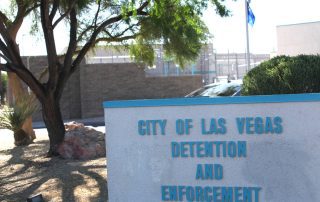 Las Vegas City Jail entrance
